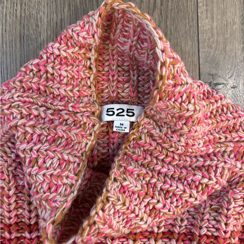 525 Valerie: Ombre Mockneck Pullover Toasted Almond Multi - Picture 2 of 3